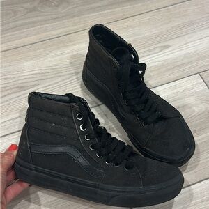 Vans Men's Black Canvas High-Tops